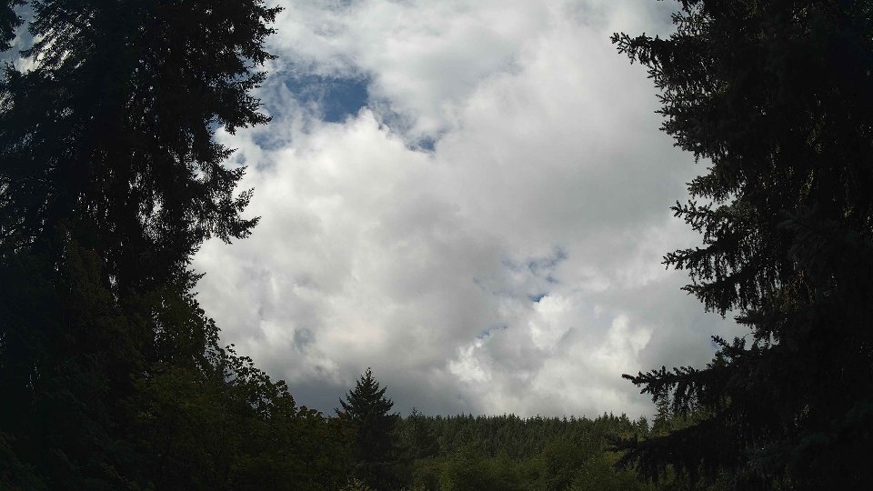 Pacific Northwest skyline timelapse on Aug 29, 2026 at 11:30 AM