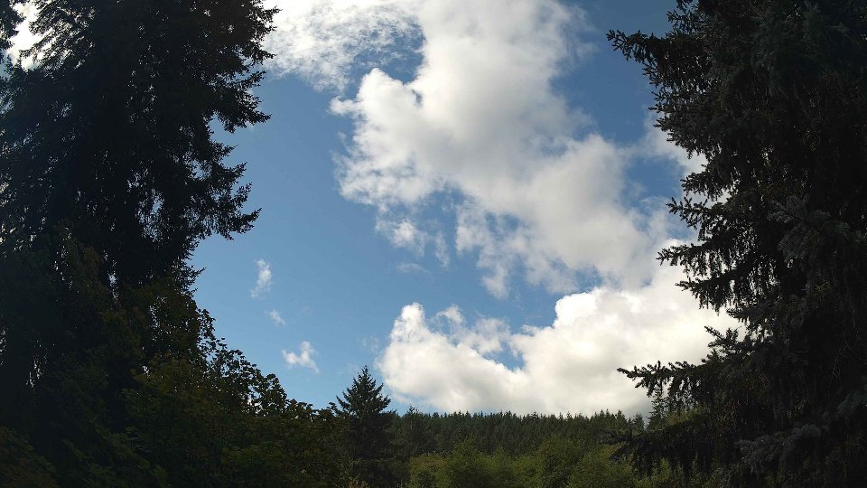 Pacific Northwest skyline timelapse on Aug 29, 2026 at 12:00 PM