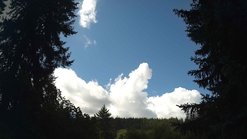 Pacific Northwest skyline timelapse on Aug 29, 2026 at 12:15 PM
