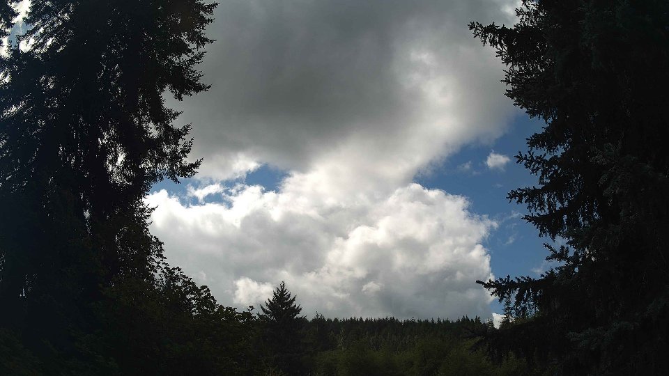 Pacific Northwest skyline timelapse on Aug 29, 2026 at 12:45 PM