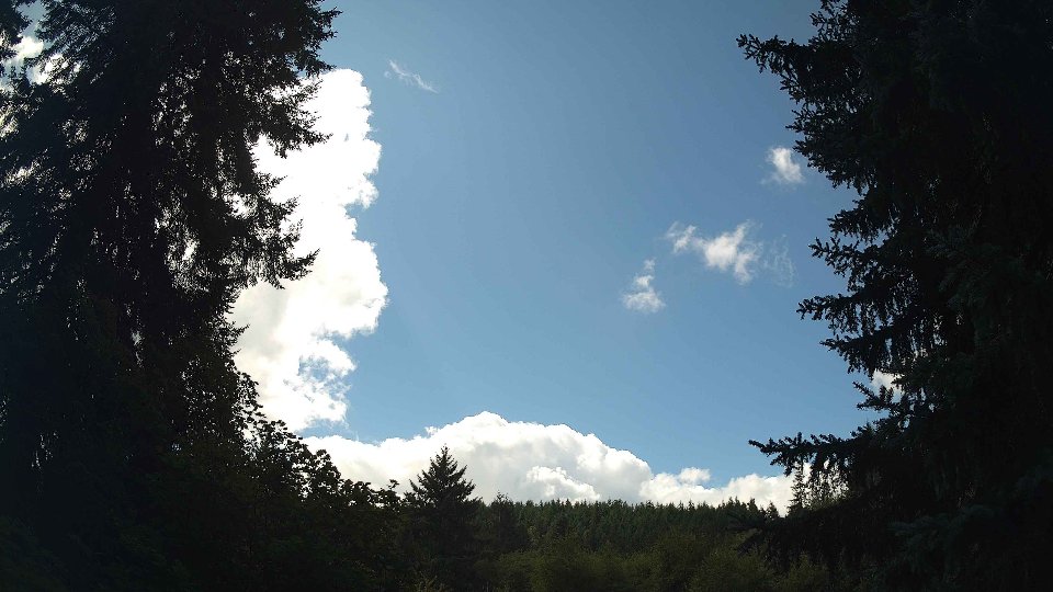 Pacific Northwest skyline timelapse on Aug 29, 2026 at 1:00 PM