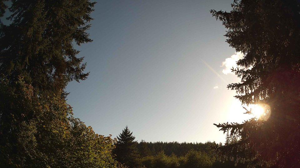 Pacific Northwest skyline timelapse on Aug 29, 2026 at 6:00 PM