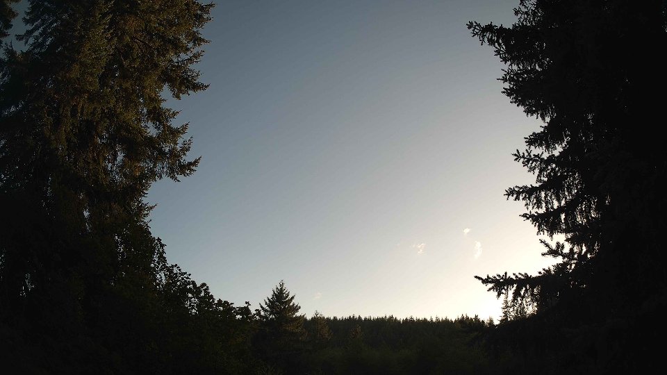 Pacific Northwest skyline timelapse on Aug 29, 2026 at 6:45 PM