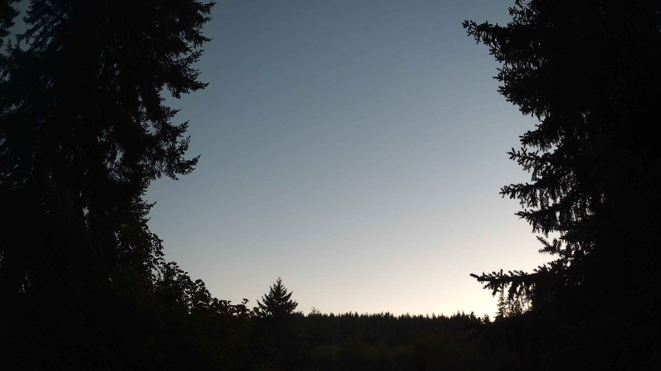 Pacific Northwest skyline timelapse on Aug 29, 2026 at 8:15 PM