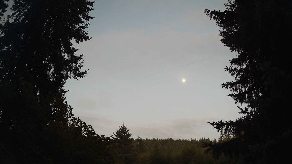 Pacific Northwest skyline timelapse on Aug 30, 2026 at 6:15 AM