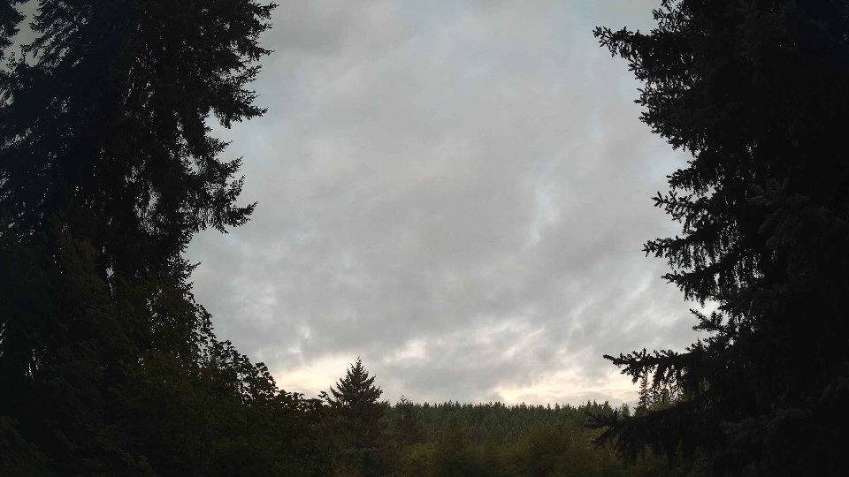 Pacific Northwest skyline timelapse on Aug 30, 2026 at 6:30 AM