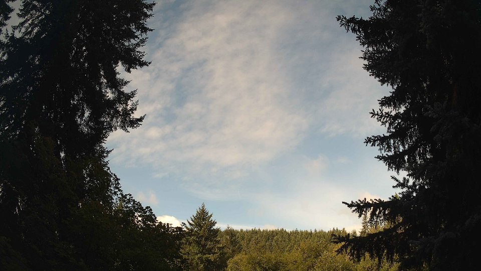 Pacific Northwest skyline timelapse on Aug 30, 2026 at 9:00 AM