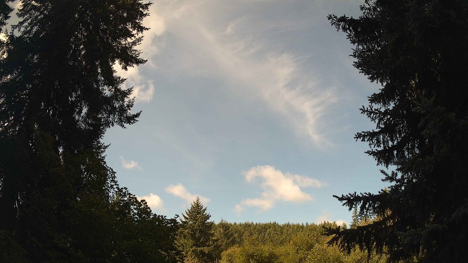 Pacific Northwest skyline timelapse on Aug 30, 2026 at 10:00 AM