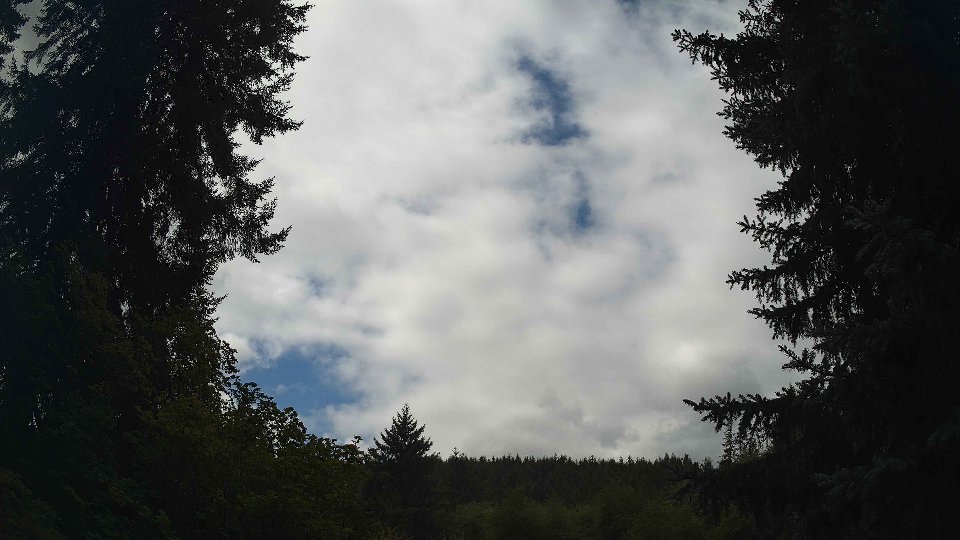 Pacific Northwest skyline timelapse on Aug 30, 2026 at 11:45 AM