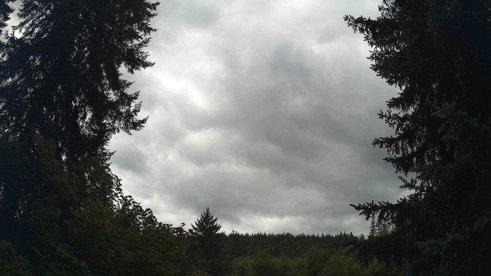 Pacific Northwest skyline timelapse on Aug 30, 2026 at 12:15 PM