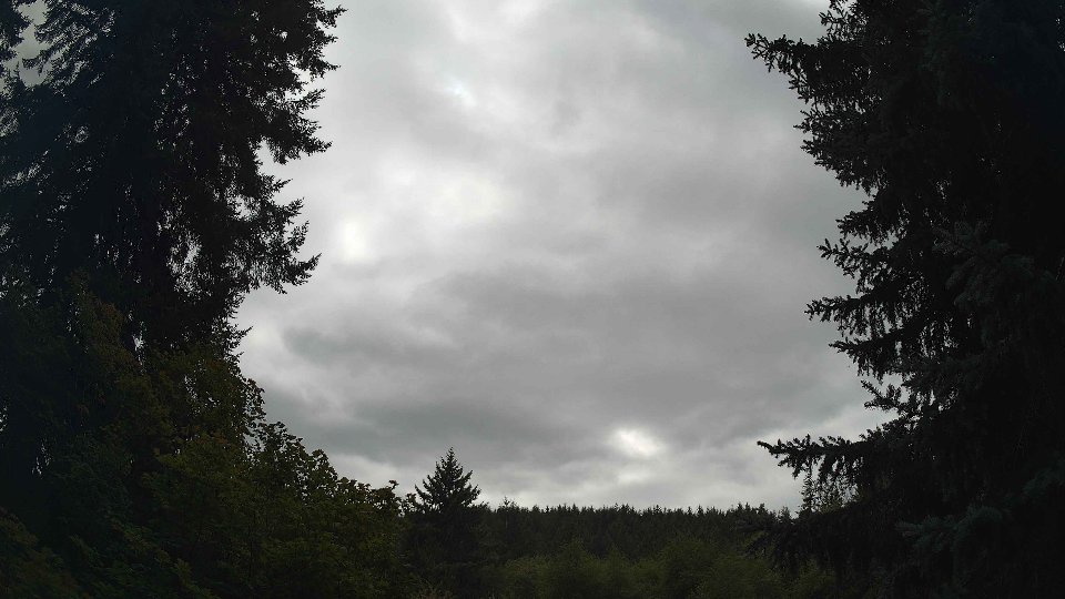 Pacific Northwest skyline timelapse on Aug 30, 2026 at 3:00 PM