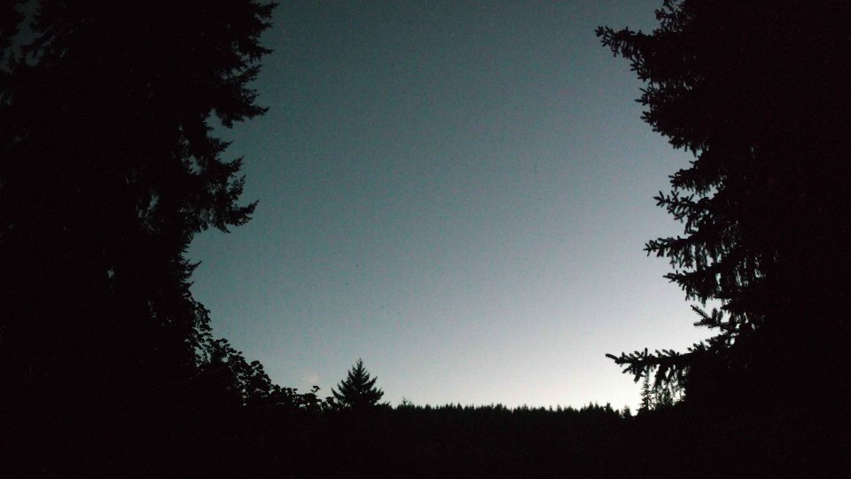 Pacific Northwest skyline timelapse on Aug 30, 2026 at 8:30 PM