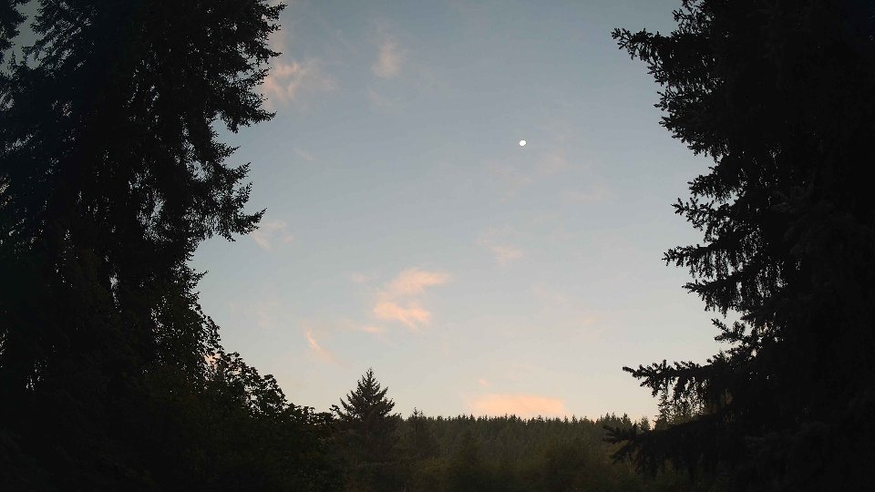 Pacific Northwest skyline timelapse on Aug 31, 2026 at 6:30 AM