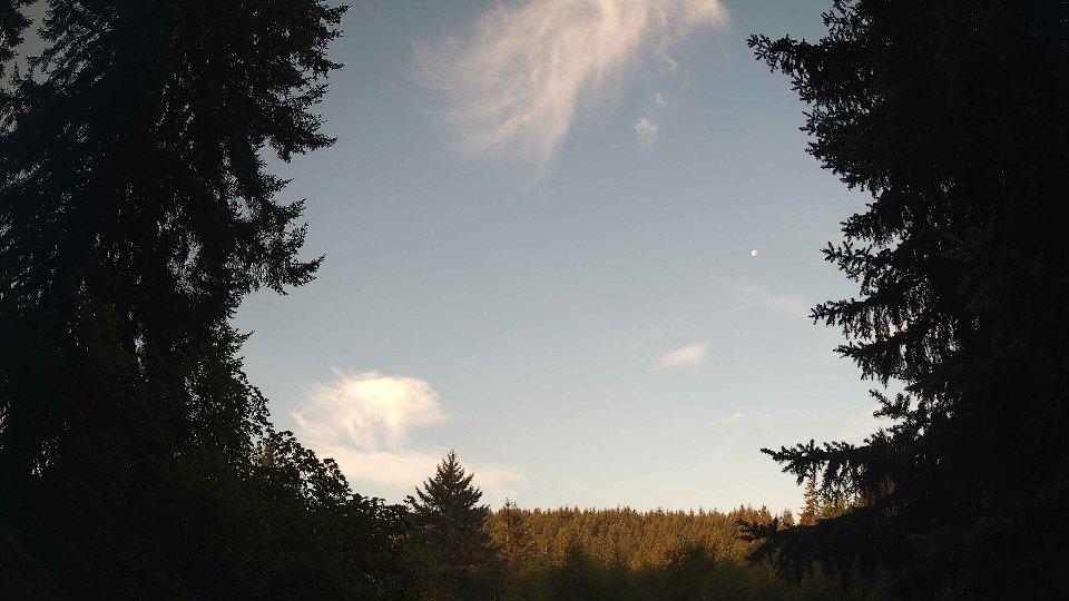 Pacific Northwest skyline timelapse on Aug 31, 2026 at 7:15 AM