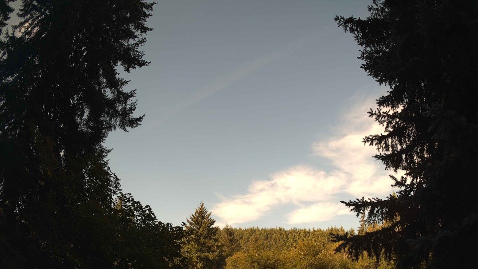 Pacific Northwest skyline timelapse on Aug 31, 2026 at 8:45 AM