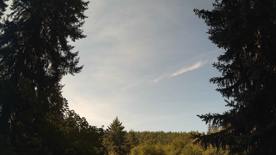Pacific Northwest skyline timelapse on Aug 31, 2026 at 11:00 AM