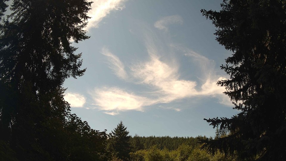 Pacific Northwest skyline timelapse on Aug 31, 2026 at 1:00 PM