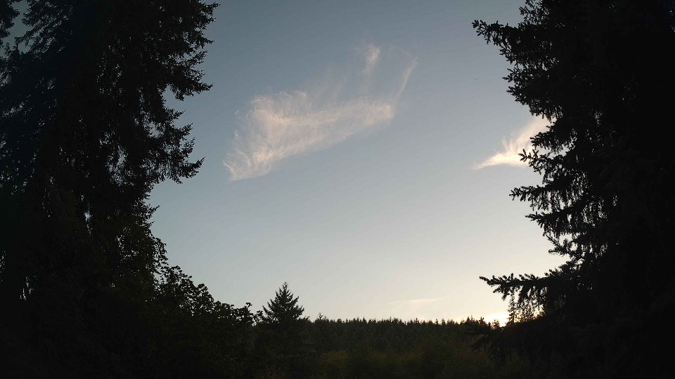 Pacific Northwest skyline timelapse on Aug 31, 2026 at 7:15 PM