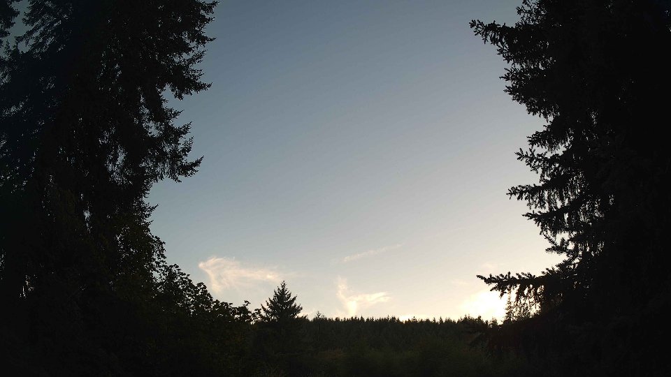 Pacific Northwest skyline timelapse on Aug 31, 2026 at 7:30 PM