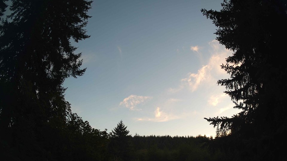 Pacific Northwest skyline timelapse on Aug 31, 2026 at 7:45 PM