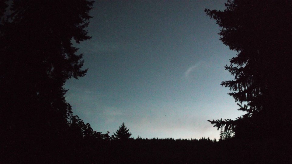 Pacific Northwest skyline timelapse on Aug 31, 2026 at 8:30 PM