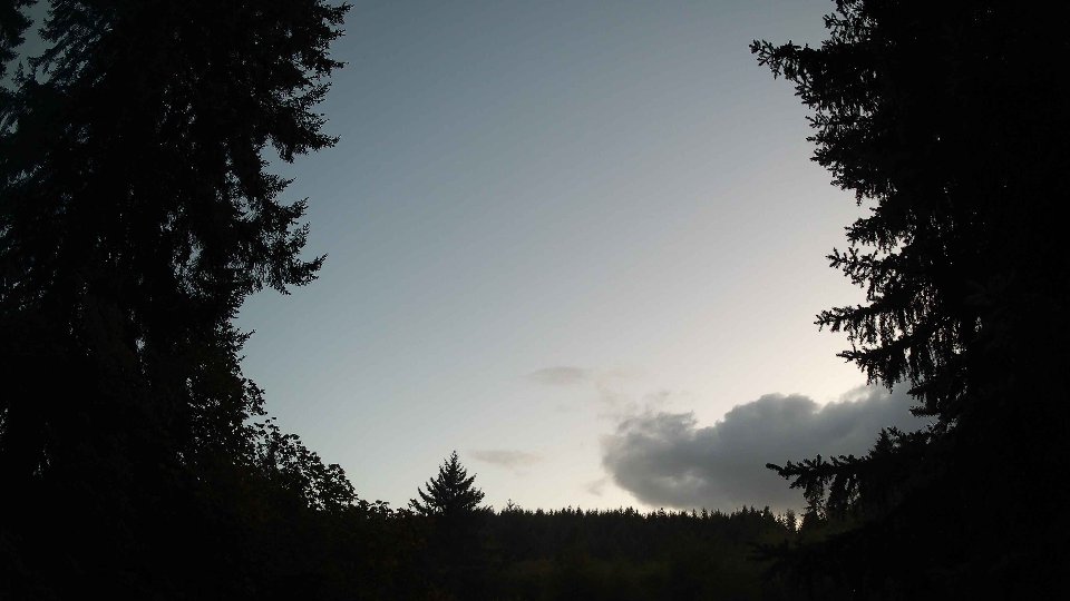 Pacific Northwest skyline timelapse on Sep 02, 2026 at 8:00 PM