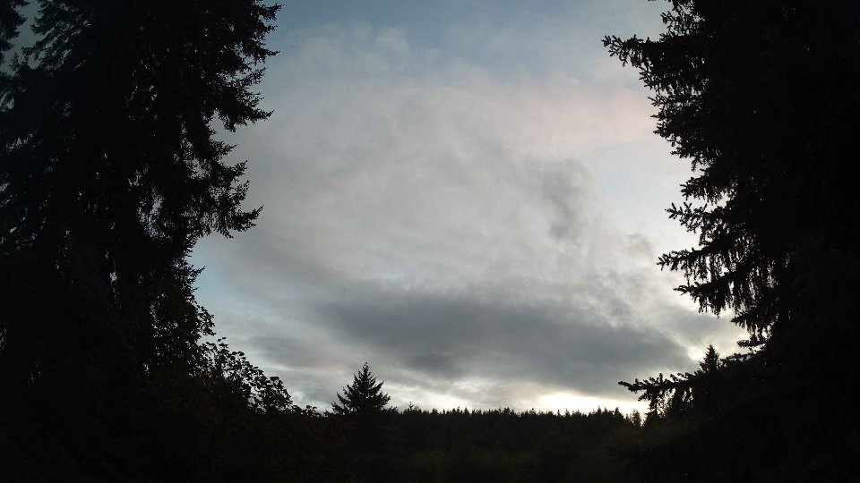 Pacific Northwest skyline timelapse on Sep 03, 2026 at 8:00 PM