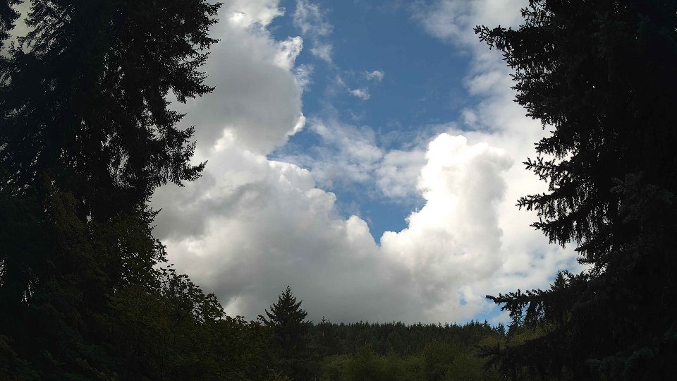 Pacific Northwest skyline timelapse on Sep 04, 2026 at 11:45 AM