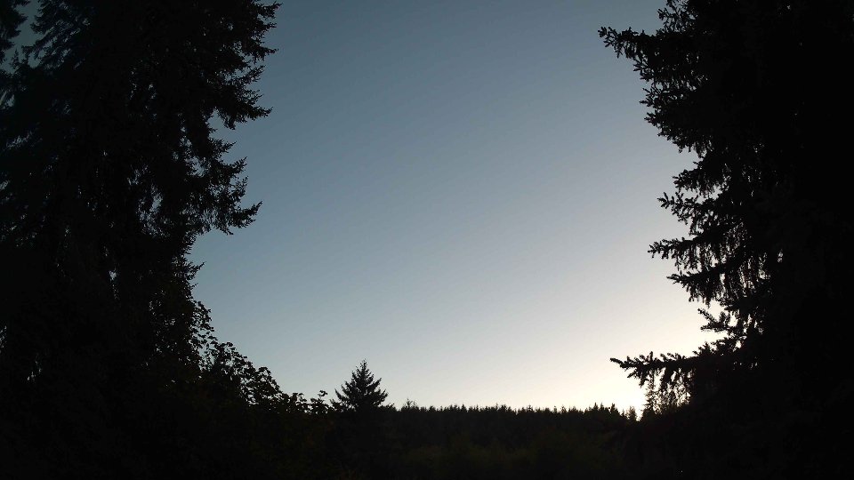 Pacific Northwest skyline timelapse on Sep 04, 2026 at 8:00 PM