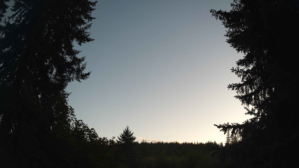Pacific Northwest skyline timelapse on Sep 05, 2026 at 7:30 PM