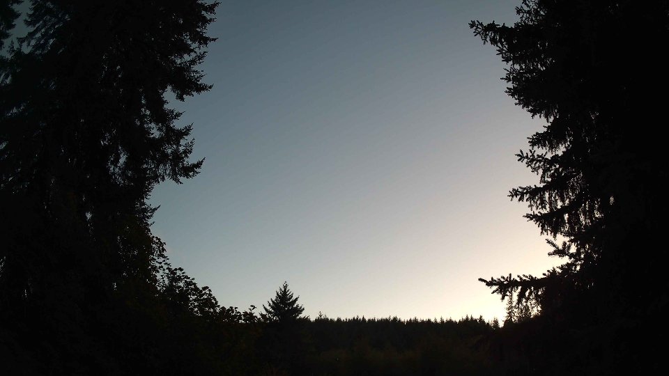 Pacific Northwest skyline timelapse on Sep 05, 2026 at 8:00 PM