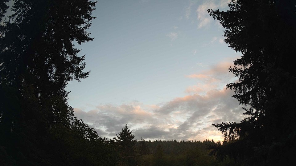 Pacific Northwest skyline timelapse on Sep 06, 2026 at 7:15 AM