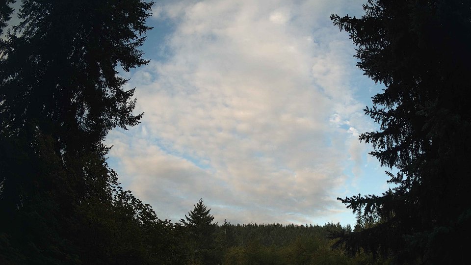 Pacific Northwest skyline timelapse on Sep 06, 2026 at 8:00 AM