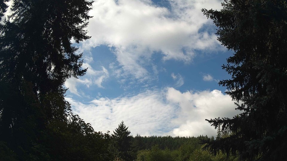 Pacific Northwest skyline timelapse on Sep 06, 2026 at 11:30 AM