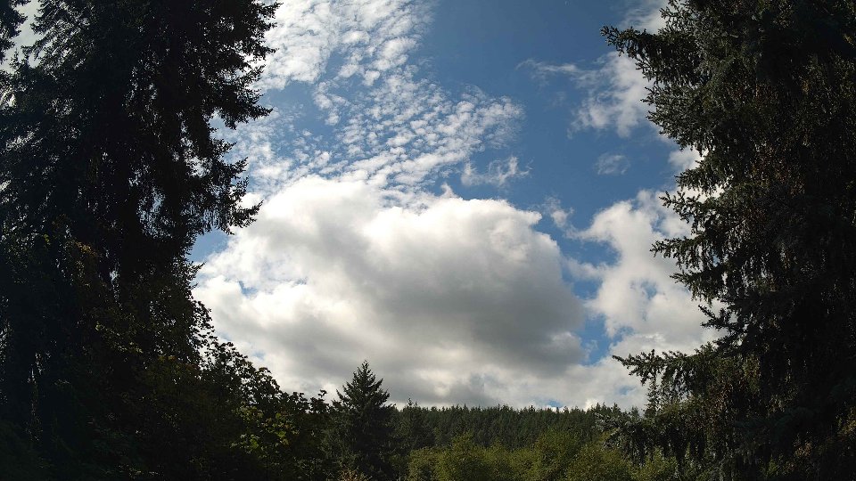 Pacific Northwest skyline timelapse on Sep 06, 2026 at 12:00 PM