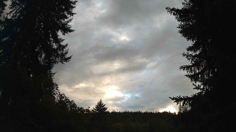 Pacific Northwest skyline timelapse on Sep 06, 2026 at 7:00 PM