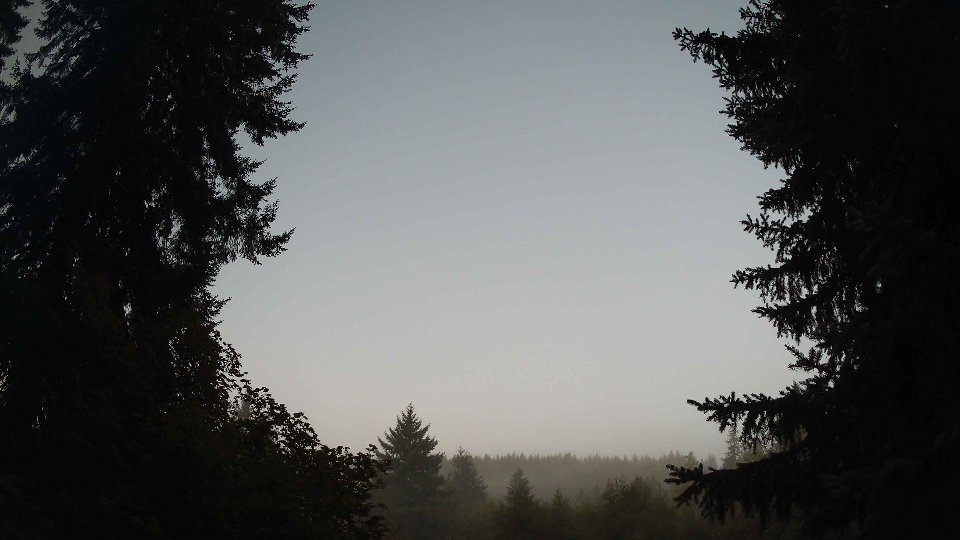 Pacific Northwest skyline timelapse on Sep 08, 2026 at 6:30 AM
