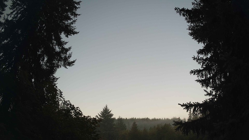 Pacific Northwest skyline timelapse on Sep 08, 2026 at 6:45 AM