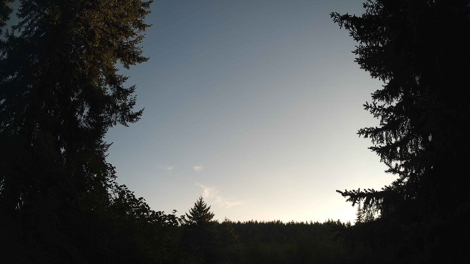 Pacific Northwest skyline timelapse on Sep 09, 2026 at 6:30 PM