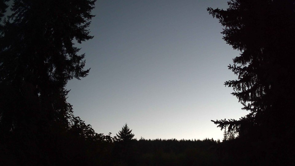 Pacific Northwest skyline timelapse on Sep 09, 2026 at 8:00 PM