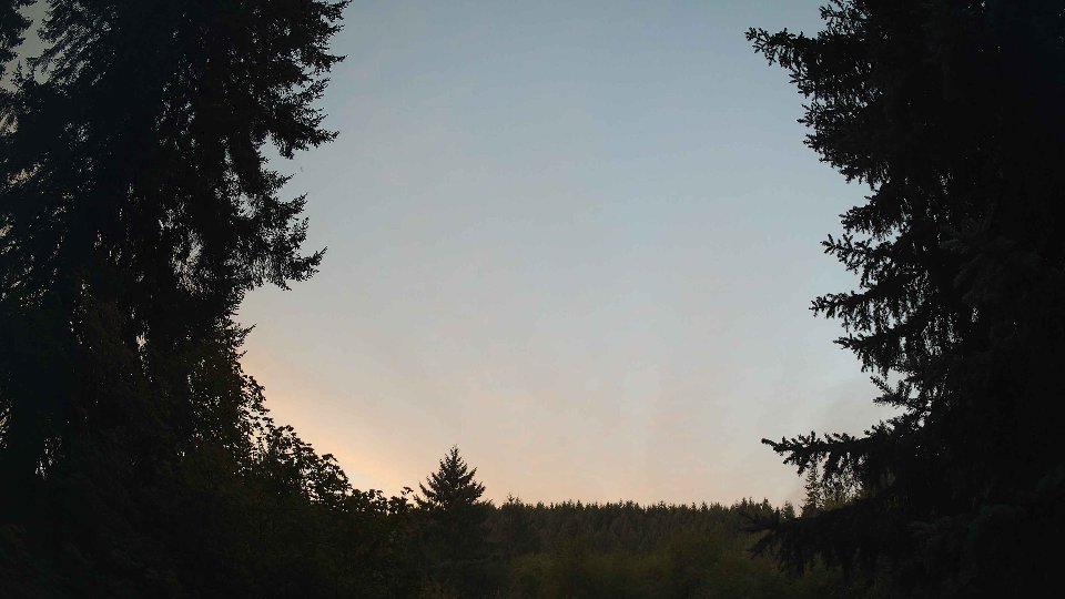 Pacific Northwest skyline timelapse on Sep 10, 2026 at 6:45 AM