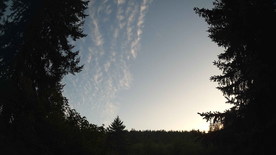 Pacific Northwest skyline timelapse on Sep 10, 2026 at 7:00 PM