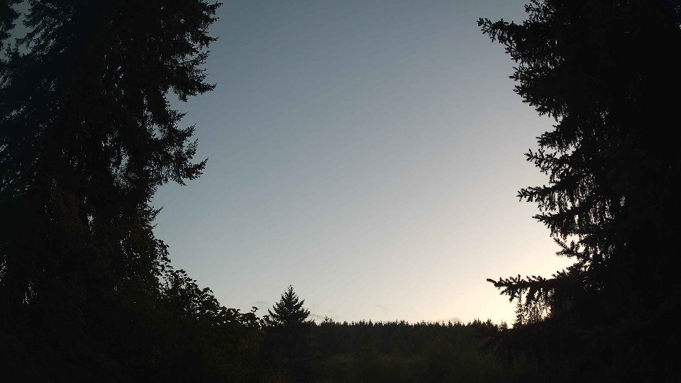 Pacific Northwest skyline timelapse on Sep 10, 2026 at 7:30 PM