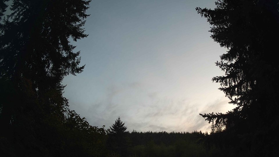 Pacific Northwest skyline timelapse on Sep 11, 2026 at 7:30 PM