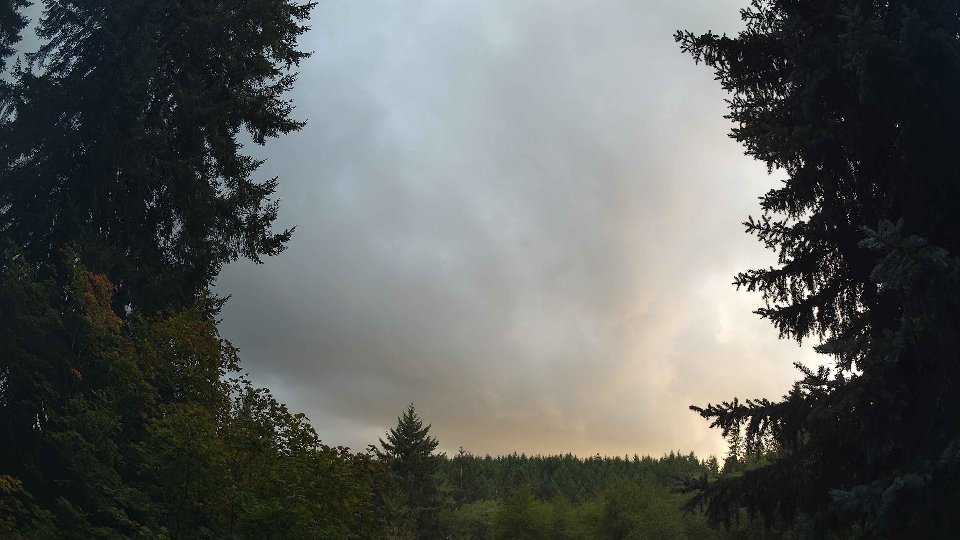 Pacific Northwest skyline timelapse on Sep 13, 2026 at 6:45 PM