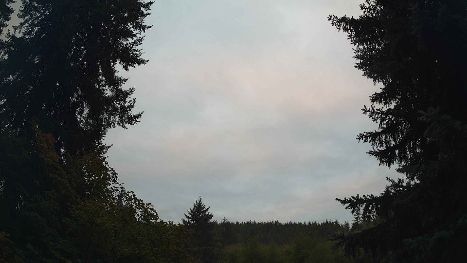 Pacific Northwest skyline timelapse on Sep 14, 2026 at 7:00 AM