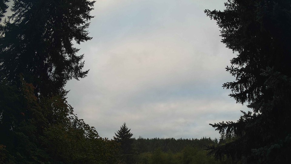 Pacific Northwest skyline timelapse on Sep 14, 2026 at 7:30 AM