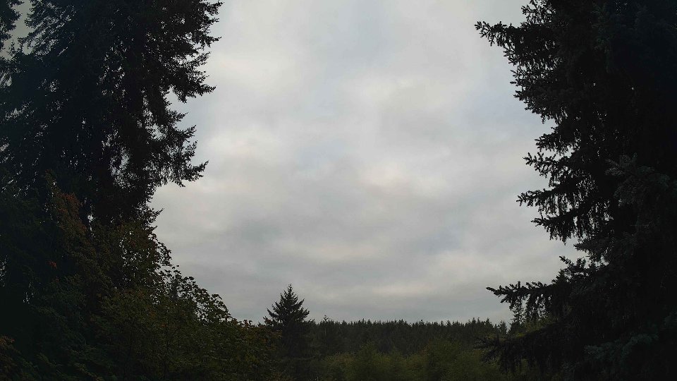 Pacific Northwest skyline timelapse on Sep 14, 2026 at 8:00 AM