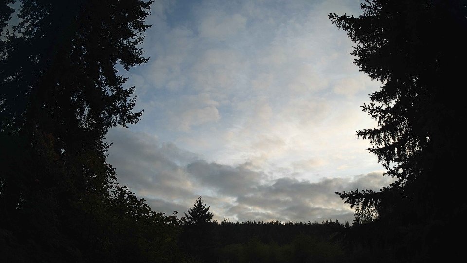 Pacific Northwest skyline timelapse on Sep 14, 2026 at 7:00 PM