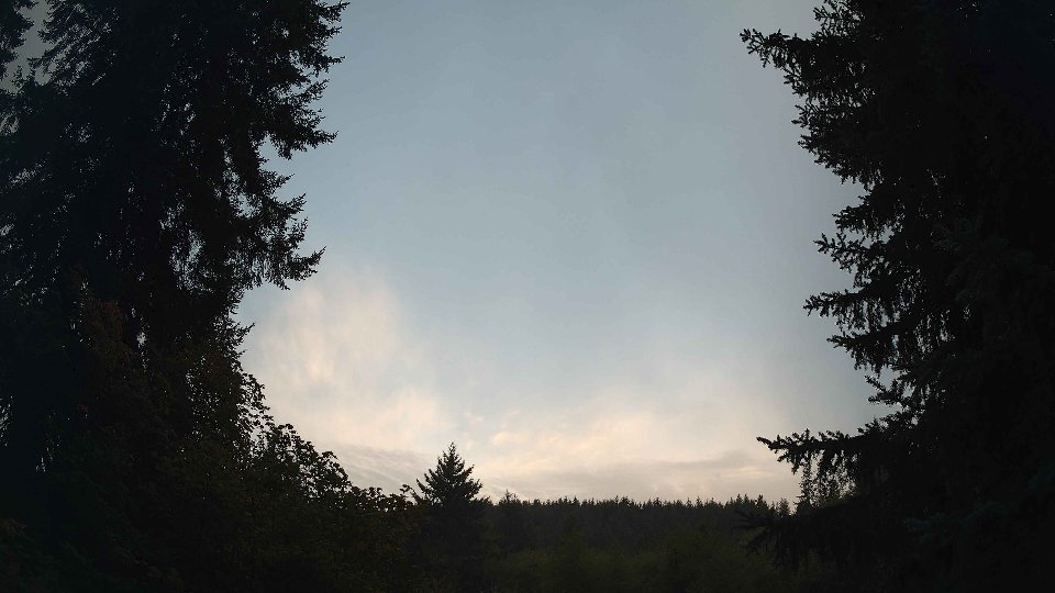 Pacific Northwest skyline timelapse on Sep 15, 2026 at 7:15 AM